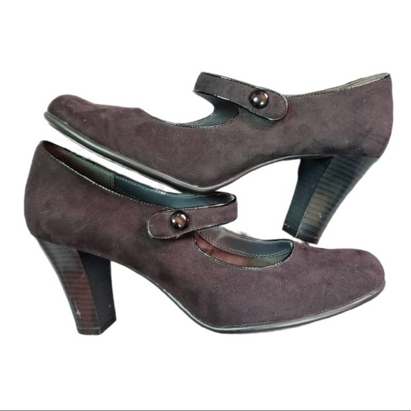 Aerosoles Heel Rest Mary Jane Comfort Heels Size 9 - Picture 8 of 8